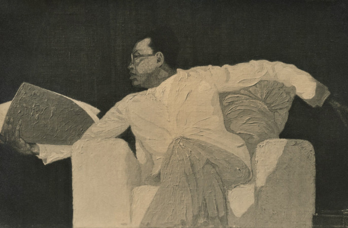 ‘Negro’, a portrait of Ferdinand Levy by Louis le Brocquy circa 1939.